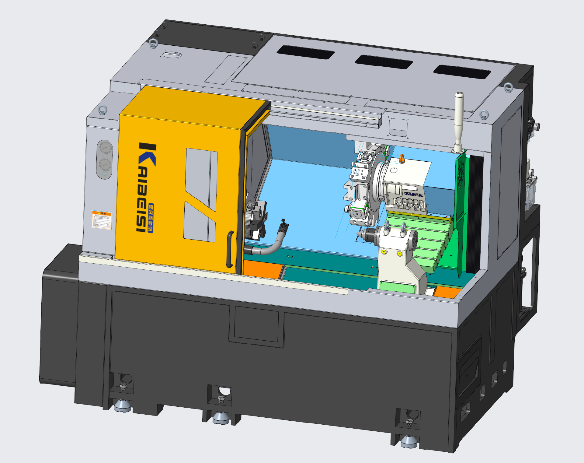 車銑復郃機(無Y軸/帶尾(wei)座)